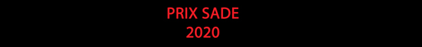 Prix Sade 2020